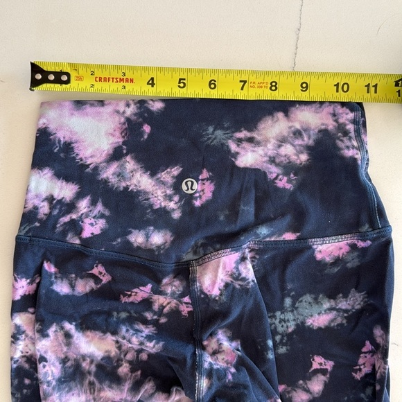 Lululemon Women’s Align High Rise Leggings Yoga Pant 25" Length Tie-Dye Sz 4 EUC - Picture 7 of 10